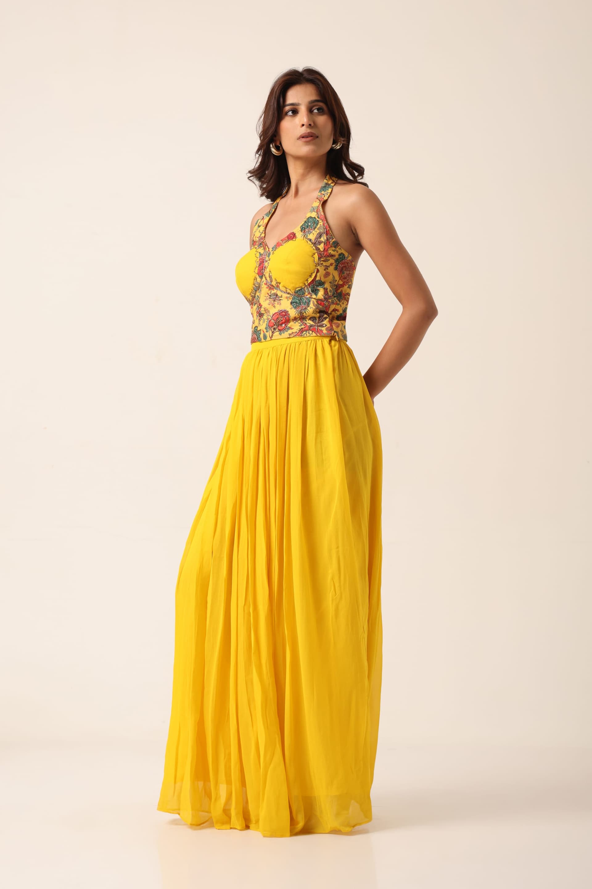 The Chandrakanta Sculpted Dress alternate angle
